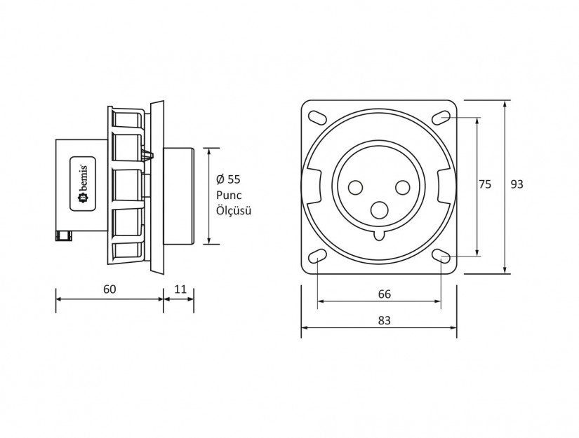 Technische Zeichnung BCS-3505-7114