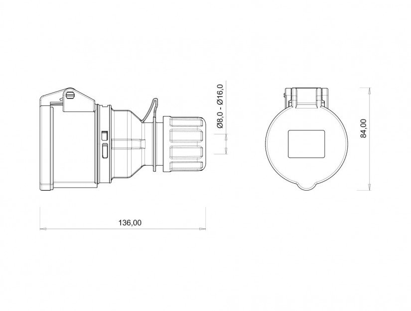 Technische Zeichnung BCS-1505-2312