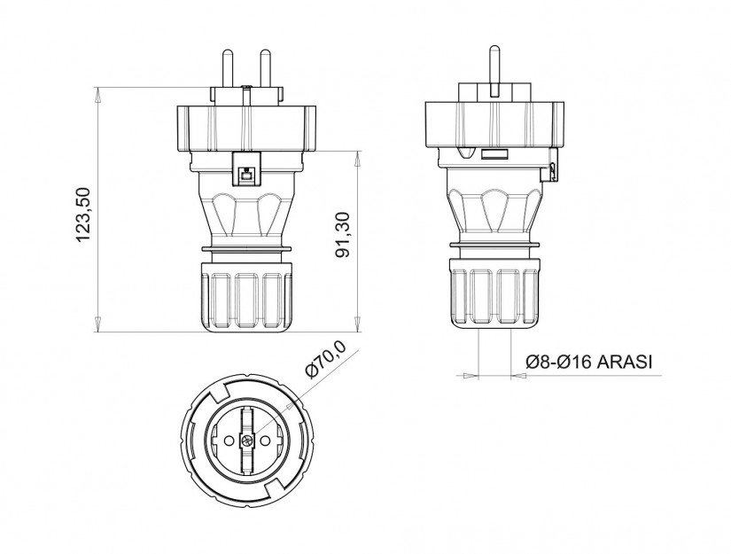 Technical drawing BS1-1402-7011