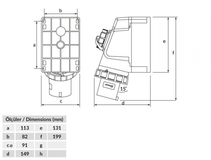 Technische Zeichnung BC1-3505-7238