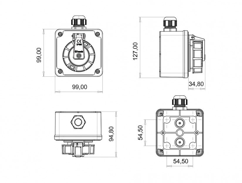 Technical drawing BS1-1402-7510