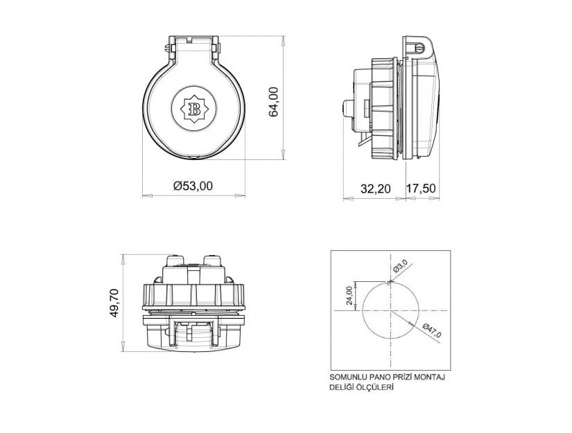 Plano técnico BY8-1402-2446