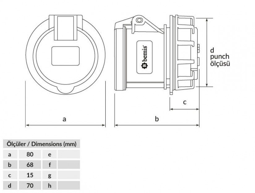 Plano técnico BC1-3505-2440