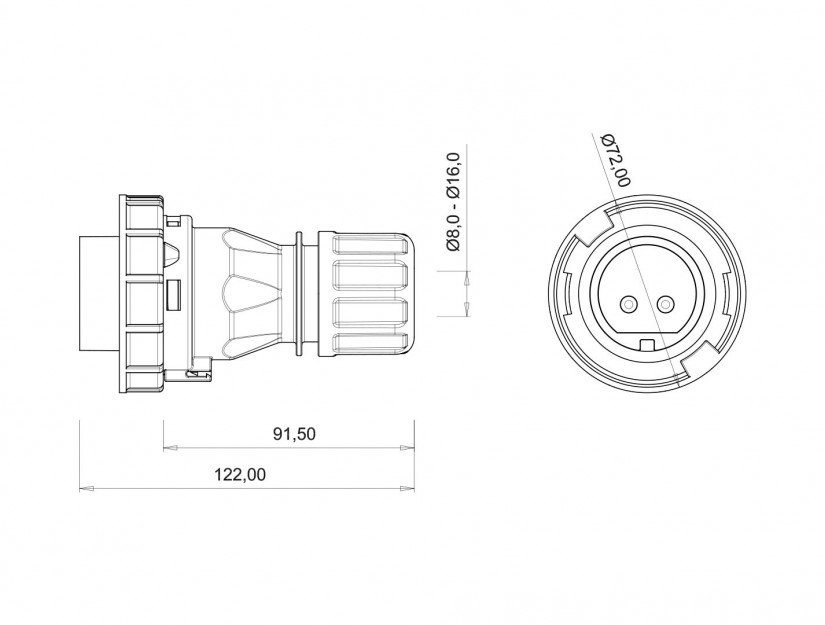 Technische Zeichnung BC1-3102-7011
