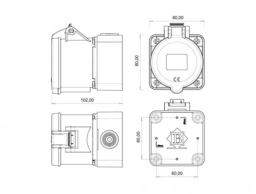 Technical drawing BC1-3505-2510