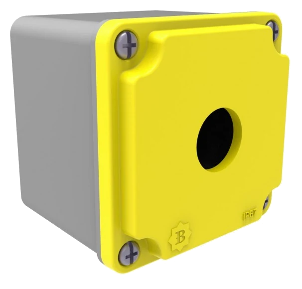 1-way Push-button enclosure 80x80x73 BT4-1001-0017