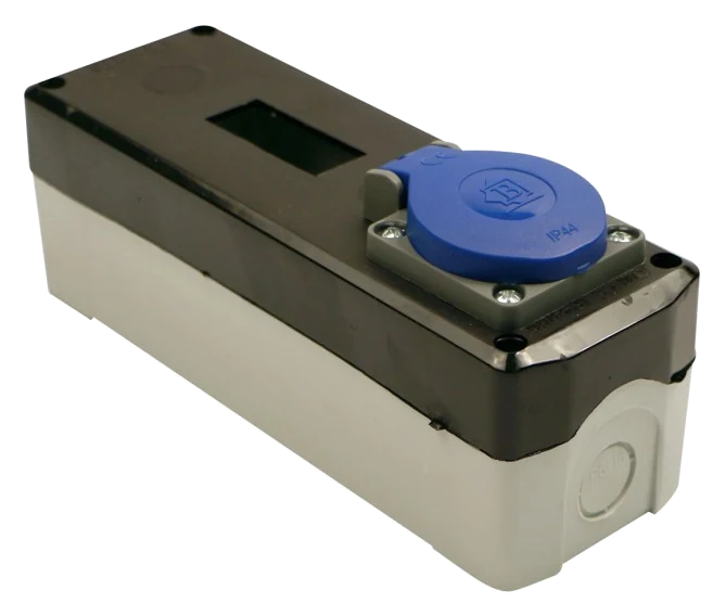 1/16A. 220V. Circuit breaker enclosure with socket BT3-4050-0002