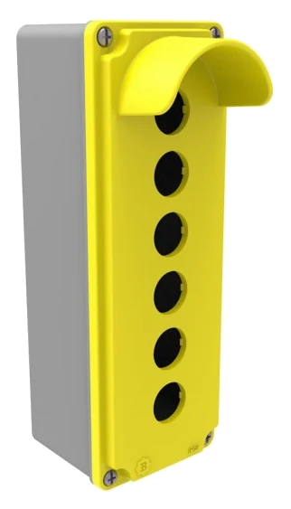 6-way Guarded push-button enclosure 80x230x73 BT4-4071-0017