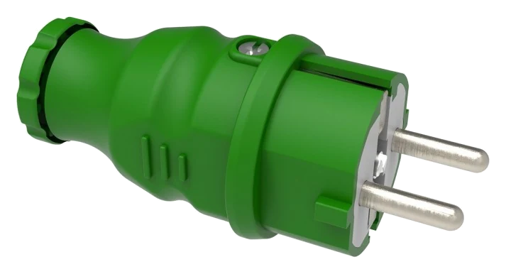 Gerader Stecker (grün) BV1-1402-2011