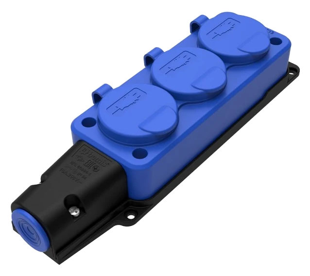 3-fach Steckdosenleiste (blau) BV2-1402-3613