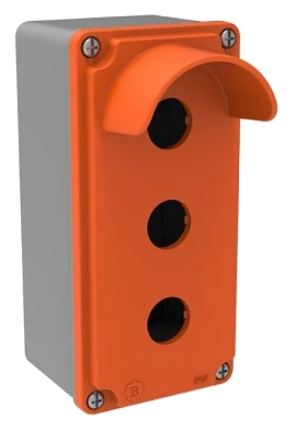 Ex-proof 3-way Guarded push-button enclosure 80x170x73 EXBT4-3071-0007