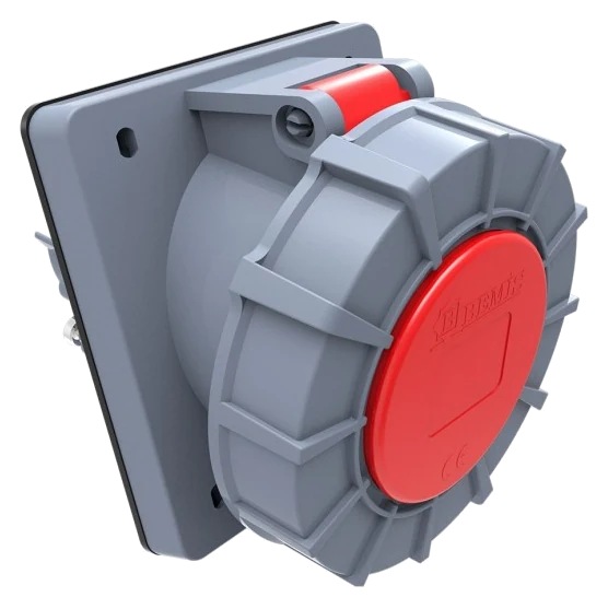 45° Panel socket · 32A · IP67 · BC1-3505-7420