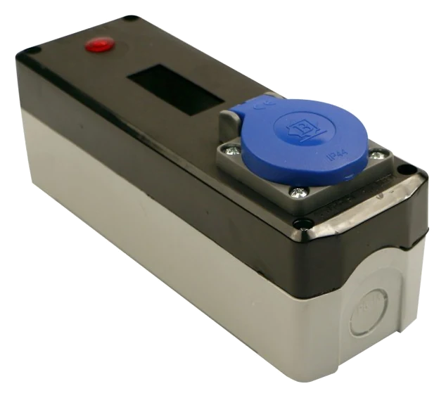 1/16A. 220V. Circuit breaker enclosure with socket and indicator BT3-4060-0002