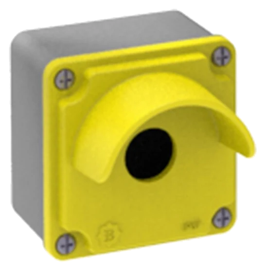 1-way Guarded push-button enclosure 80x80x73 BT4-1071-0017