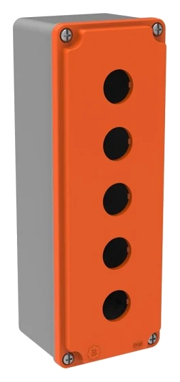 Ex-proof 5-way Push-button enclosure 80x230x73 EXBT4-4001-0007
