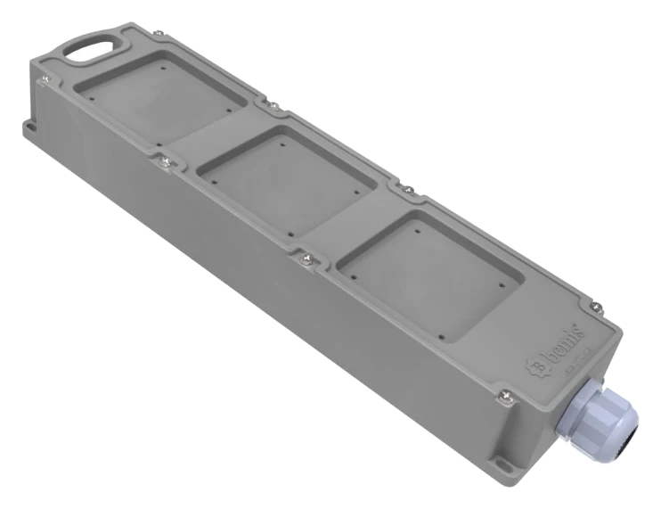 Tribox Корпус блока розеток (без отверстий) BG6-100X-0X0X