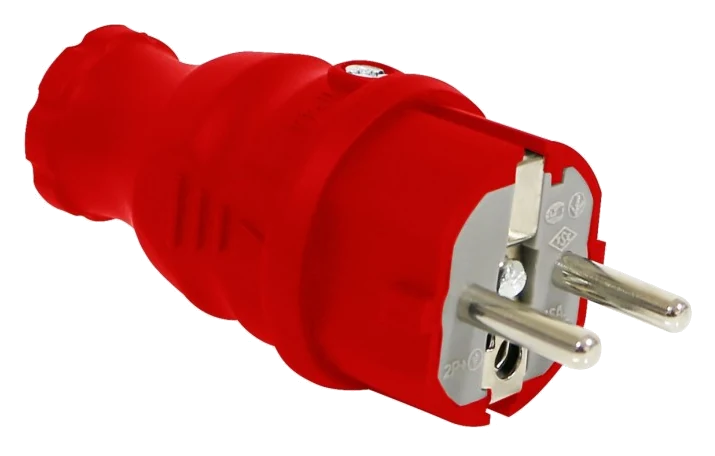 UPS Fiche droite (rouge) · IP44 · BV6-1402-2031