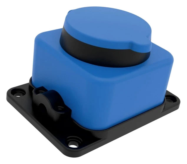 Wandsteckdose (blau) BV2-1402-3511